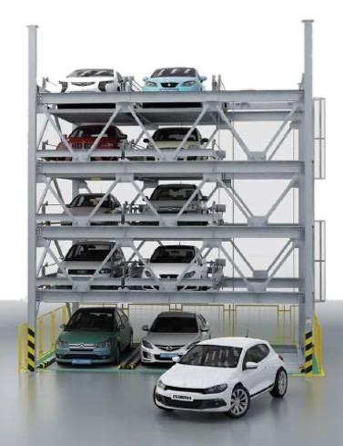 Multi level puzzle parking system